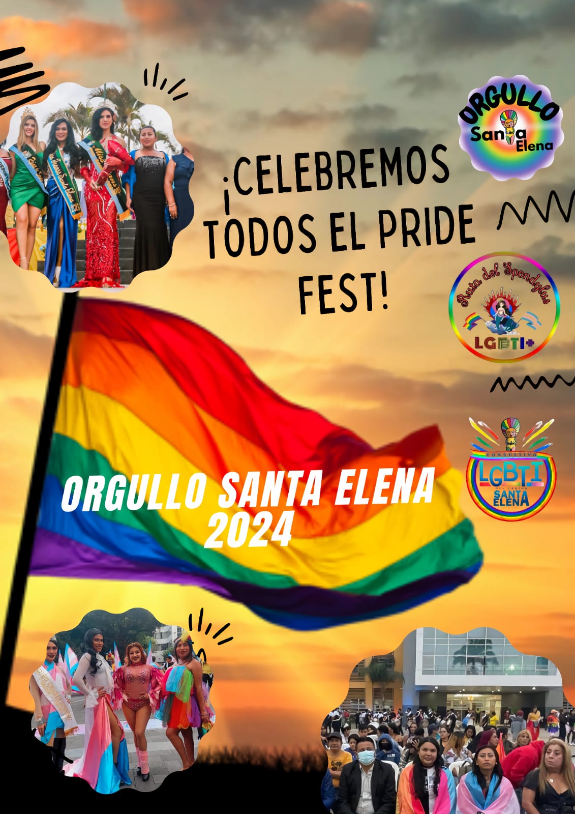 Te esperamos PRIDE LGBTI Cantón Santa Elena